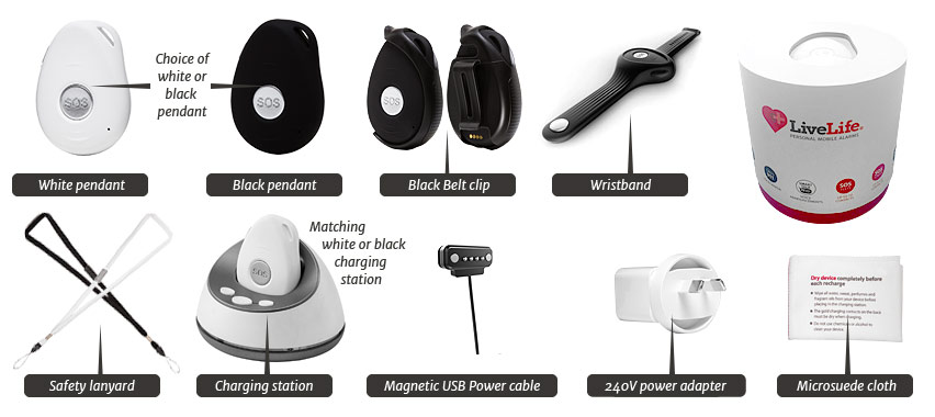 live life alarms personal medical pendant whats included