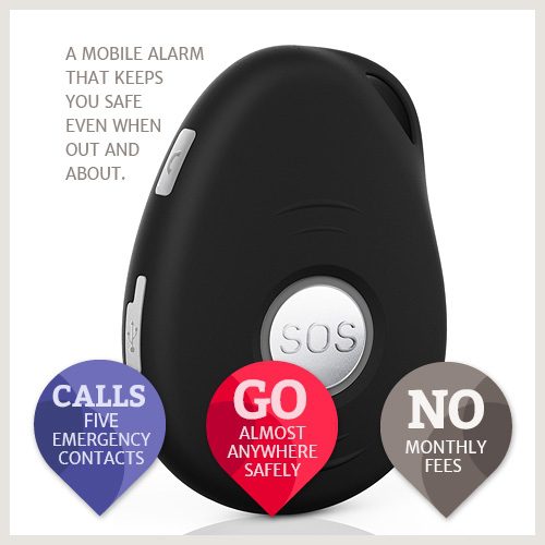 intro black personal medical alarm fall alert pendant livelife